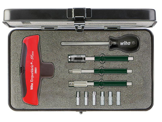 Wiha TorqueVario®-S T Screwdriver Set, 11 Piece WHA29234