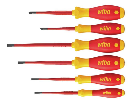 Wiha SoftFinish® electric slimFix SL/PZ Screwdriver Set, 6 Piece WHA36455