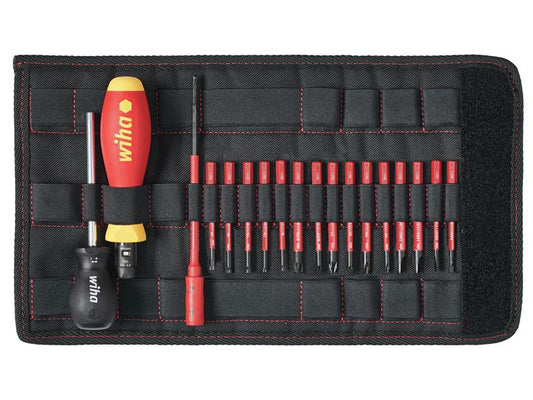Wiha TorqueVario®-S electric Screwdriver Set, 19 Piece WHA36791