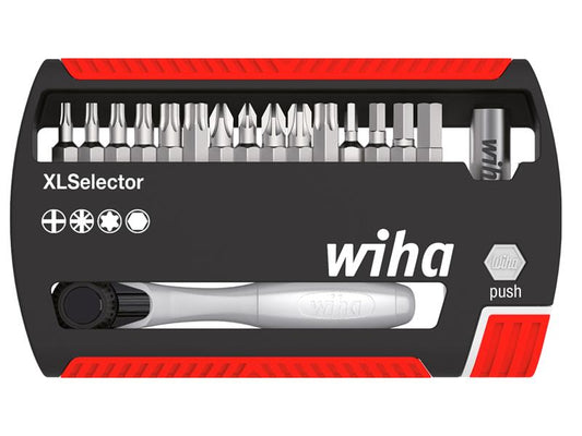 Wiha XLSelector Ratchet Bit Set, 17 Piece WHA36951