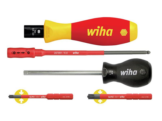 Wiha TorqueVario®-S electric Screwdriver Set, 5 Piece WHA38074