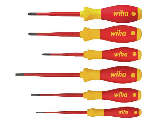 Wiha SoftFinish® electric SL/PH/PZS Screwdriver Set, 6 Piece WHA38362