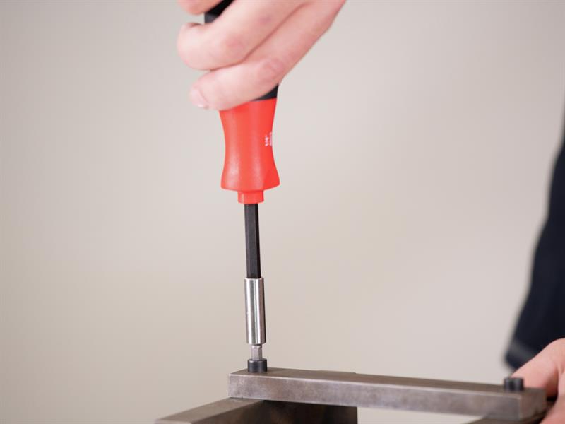 Wiha LiftUp 25 Magnetic Screwdriver with Bit Magazine (SL, PH, PZ, TX) WHA38605