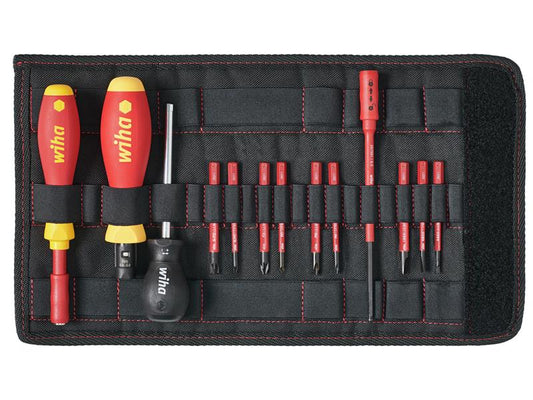 Wiha TorqueVario®-S electric Screwdriver Set, 14 Piece WHA40674