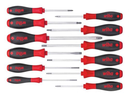 Wiha SoftFinish® Screwdriver Set, 12 Piece WHA41002