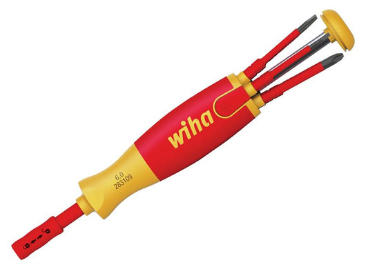 Wiha LiftUp electric Bit Magazine SL/PZ/PZS Screwdriver Set, 6 Piece WHA41235