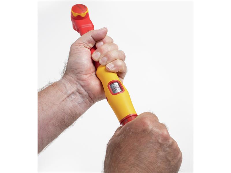 Wiha Electric Insulated Torque Wrench 1/4in Drive 5-25Nm Length 288mm WHA43126