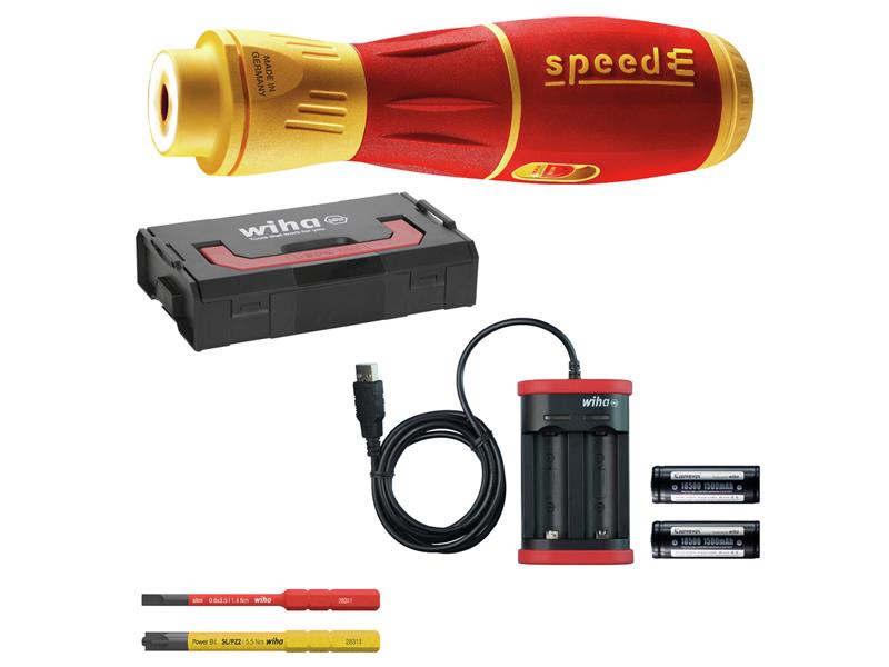 Wiha speedE® II electric E-screwdriver Set, 7 Piece WHA44318