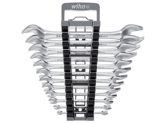 Wiha Double Open-End Spanner Set, 12 Piece WHA44753