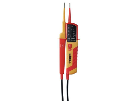 Wiha Voltage and Continuity Tester 12-1,000 V AC, CAT IV WHA45216