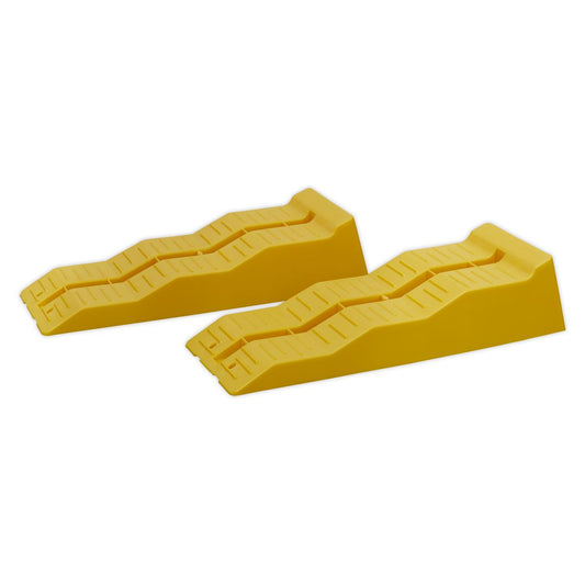 Sealey Levelling Ramps - 3-Stage 2.5 Tonne Capacity per Ramp 5 Tonne Capacity per Pair WL301