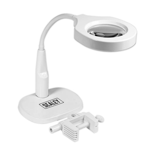 Sealey Dimmable Dual Mounting Magnifying Worklight 230V 45 SMD LED WL53/8D