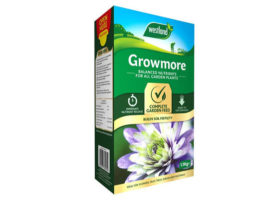 Westland Growmore 1.5kg Provides Three Major Plant Nutrients WLD20600020