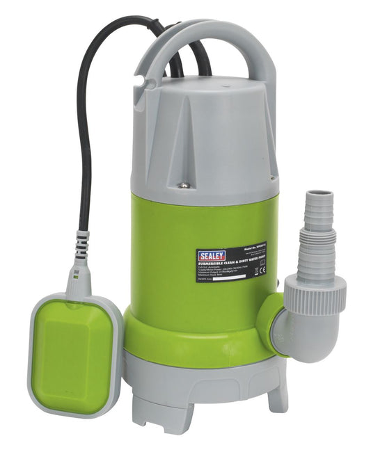 Sealey Submersible Clean & Dirty Water Pump Automatic 217L/min 230V WPCD215