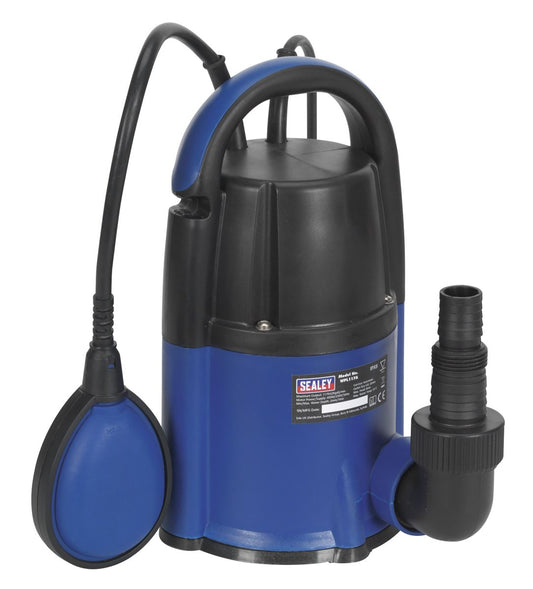 Sealey Submersible Water Pump Automatic Low Level 2mm 117L/min 230V WPL117A