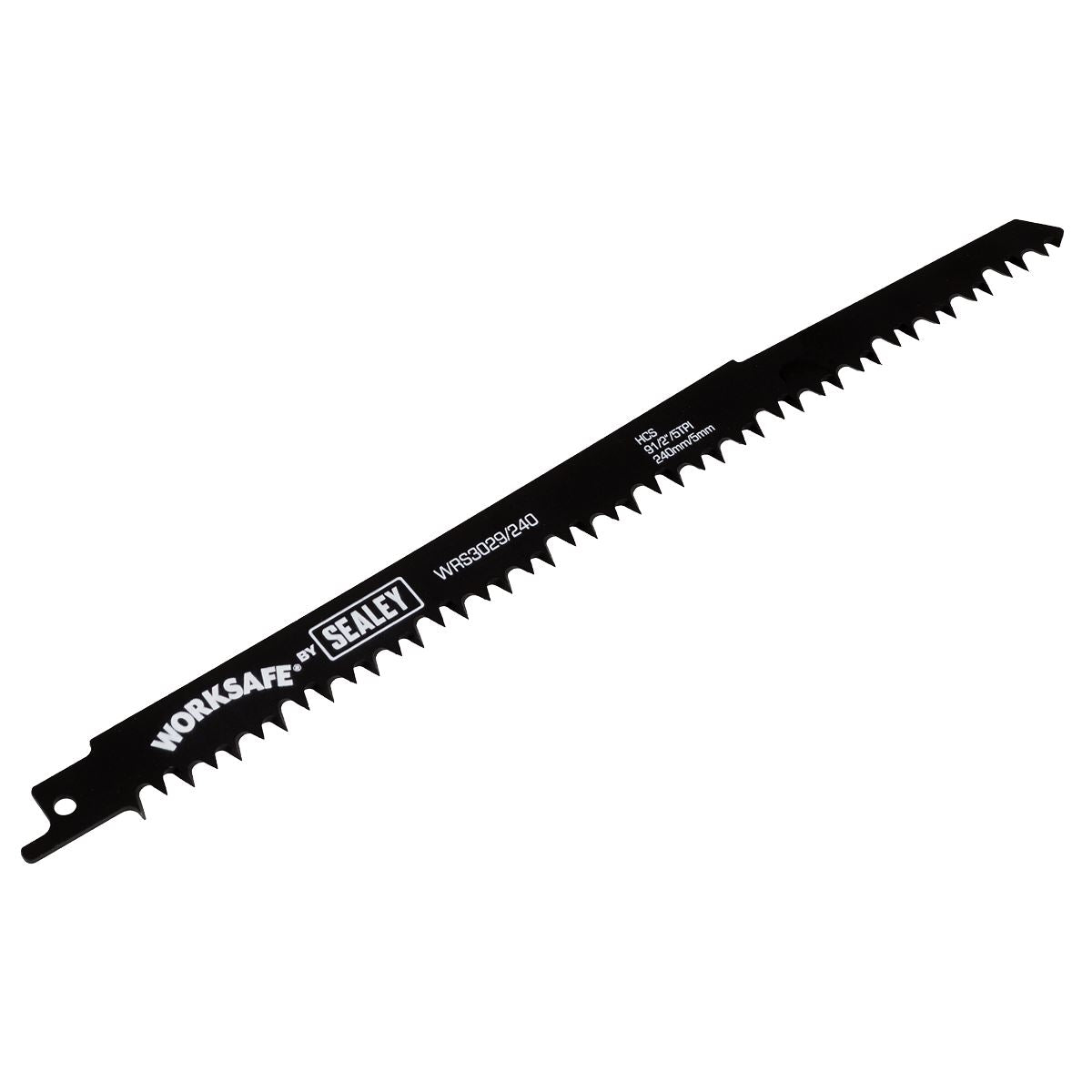 Sealey Reciprocating Saw Blade Wood 240mm 5tpi - Pack of 5 WRS3029/240