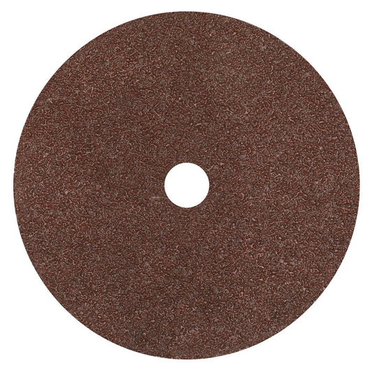 Sealey Fibre Backed Disc Sanding 175mm 24Grit Pack of 25 WSD724