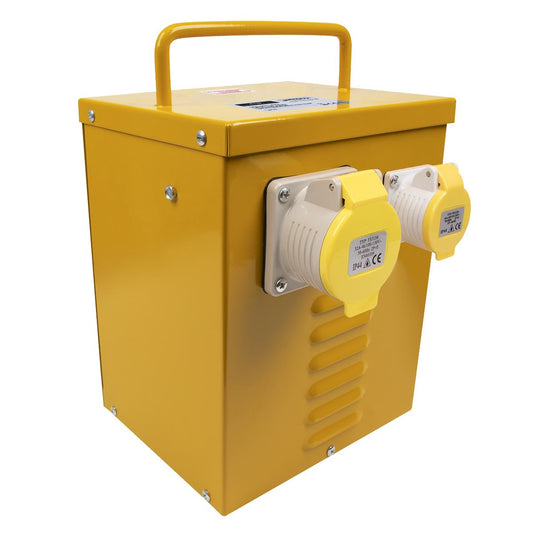 Sealey 5kVA Portable Vented Transformer 16/32A Outlets WST5000MV/2
