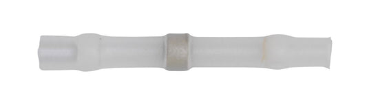 Sealey Heat Shrink Butt Connector Solder Terminal 24-22 AWG White Pack of 25 WTSSB25