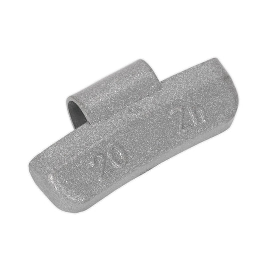 Sealey Wheel Weight 20g Hammer-On Plastic Coated Zinc for Alloy Wheels Pack of 100 WWAH20