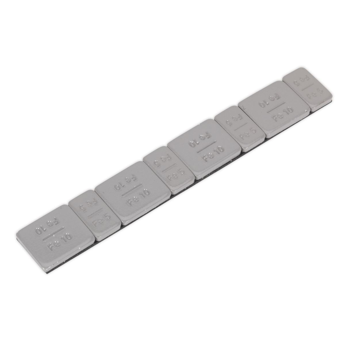 Sealey Wheel Weight 5 & 10g Adhesive Zinc Plated Plastic Coated 100pk WWSA510PC
