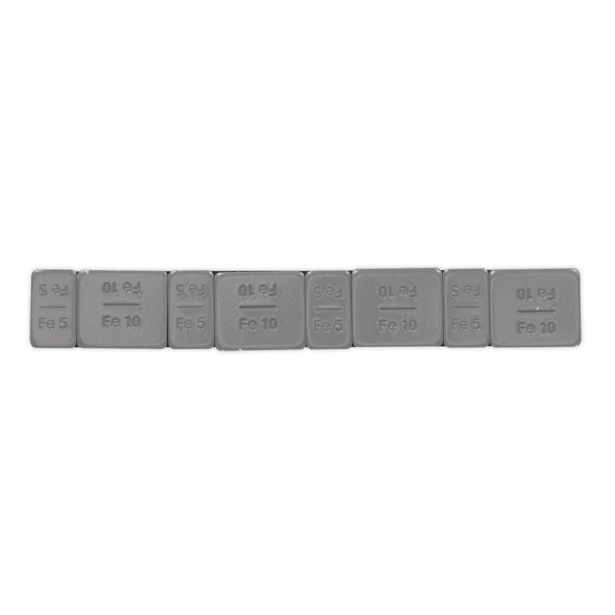 Sealey Wheel Weight 5 & 10g Adhesive Zinc Plated Plastic Coated 100pk WWSA510PC