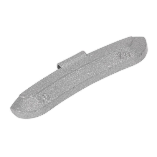 Sealey Wheel Weight 40g Hammer On Zinc For Steel Wheels Pack of 50 WWSH40