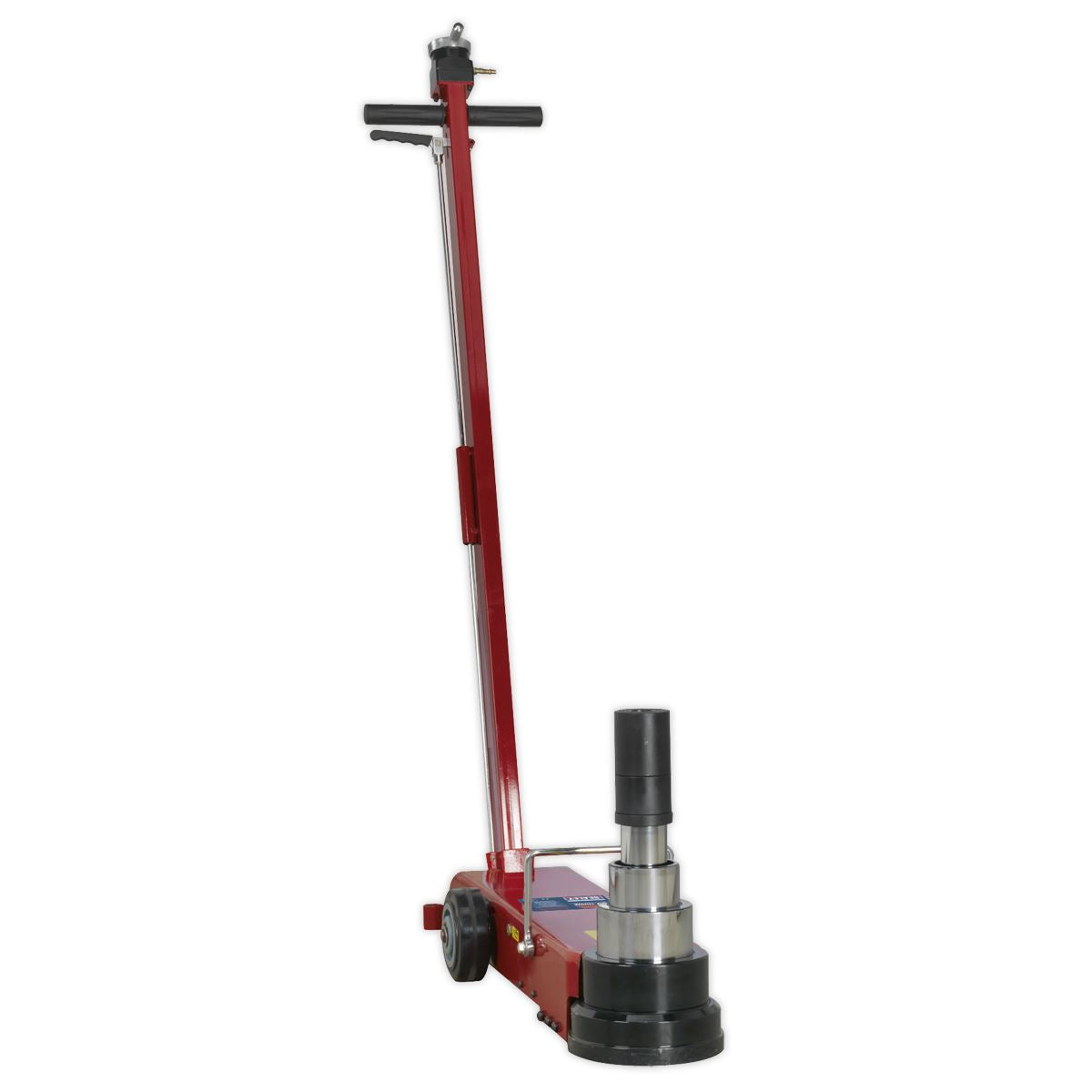 Sealey Air Operated Jack 10-40 Tonne Telescopic - Long Reach/Low Profile YAJ10-40LELR