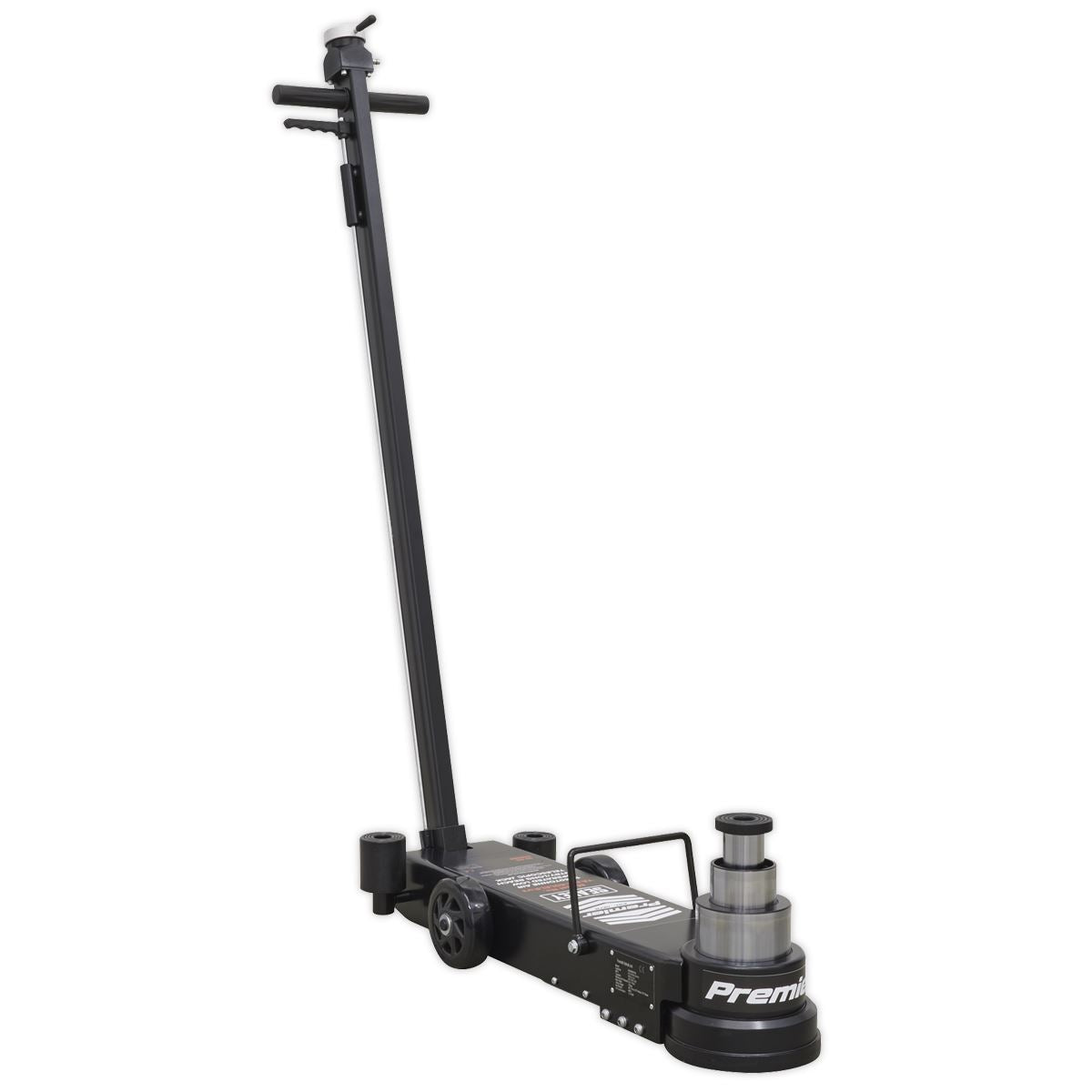 Sealey Air Operated Jack 10-40 Tonne Telescopic - Long Reach/Low Profile YAJ10-40LELR