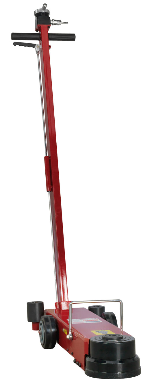 Sealey Air Operated Jack 10-40 Tonne Telescopic - Long Reach/Low Profile YAJ10-40LELR