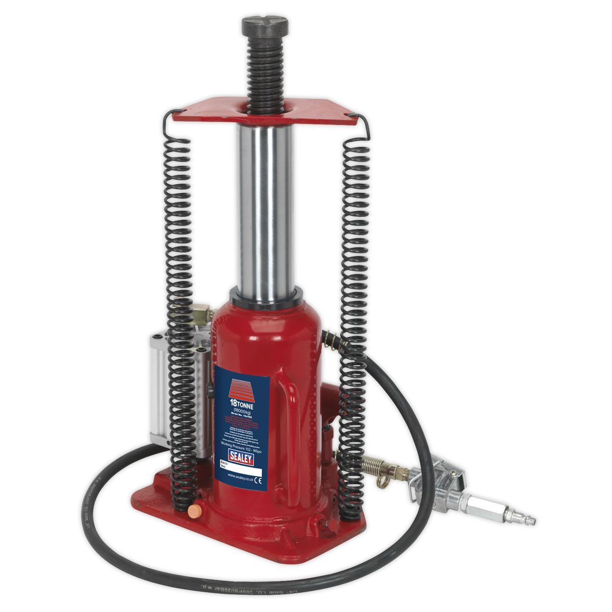 Sealey Air Operated Bottle Jack 18 Tonne YAJ18S