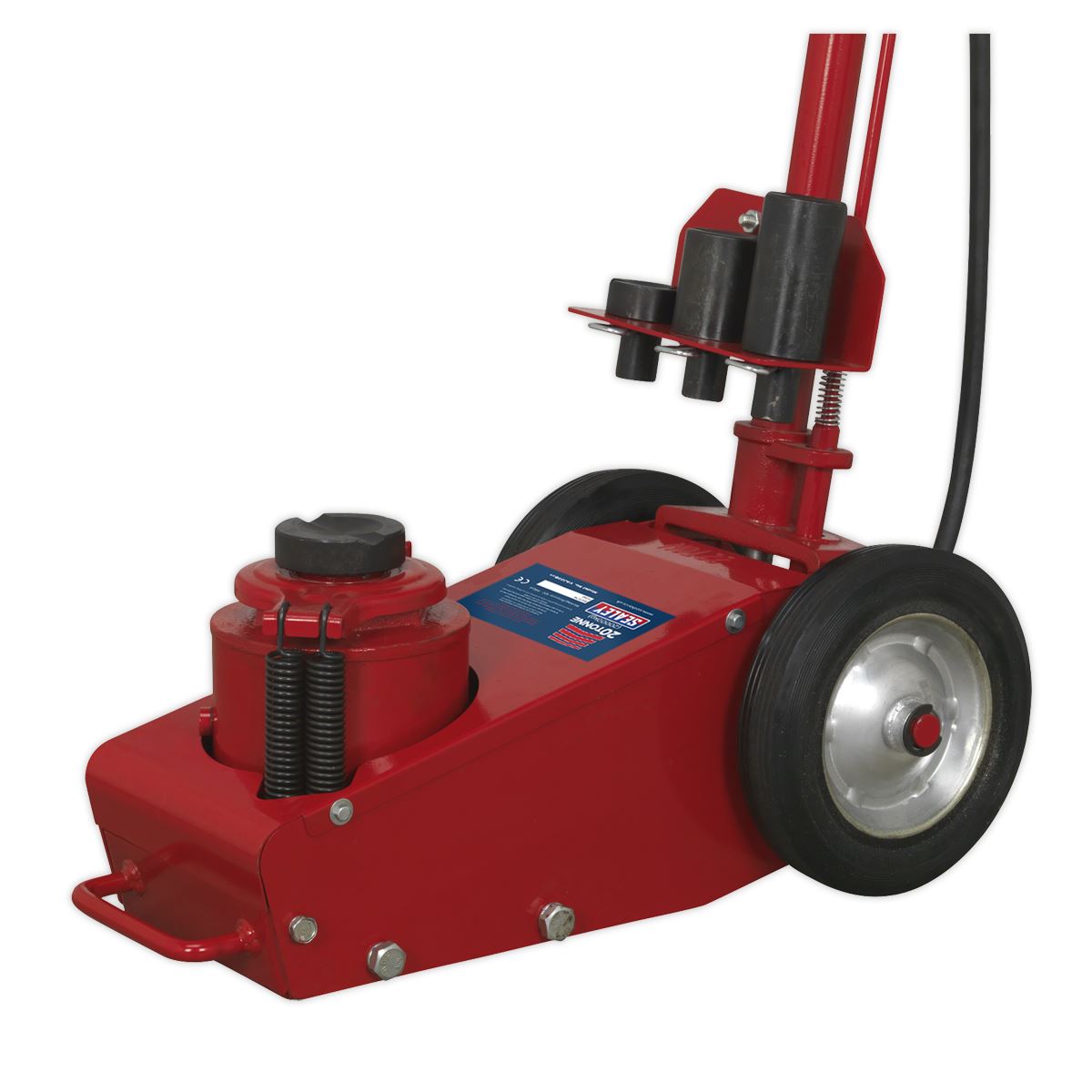 Sealey Air Operated Trolley Jack 20 Tonne - Single Stage YAJ20B