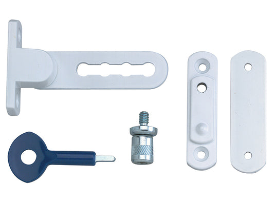 Yale Locks P117 Ventilation Window Lock White Finish Pack of 2 YAL2P117WE