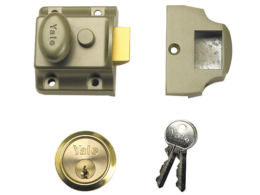 Yale Locks 723 Deadlatch 40mm Backset ENB Finish Box YAL723PB
