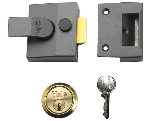 Yale Locks 84 Standard Nightlatch 40mm Backset DMG Finish Box YAL84DMGPB