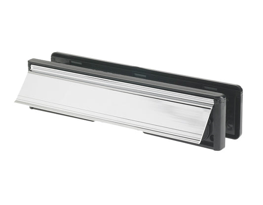 Yale Locks Letter Plate Silver (Visi-Packed) 300mm (12in) YALLP440601C
