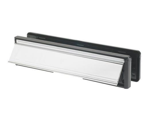Yale Locks Letter Plate Polished Chrome (Visi-Packed) 300mm (12in) YALLP440673C