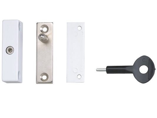 Yale Locks P118 Auto Window Lock White Finish Pack of 2 YALP2P118WE