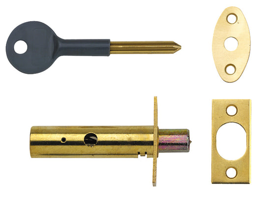 Yale Locks PM444 Door Security Bolts Brass Finish Visi of 2 YALP2PM444PB