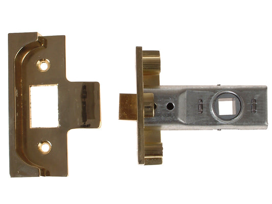 Yale Locks M999 Rebate Tubular Latch 64mm 2.5 in Polished Brass Finish YALPM999PB64