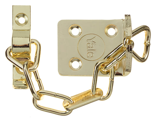 Yale Locks WS6 Security Door Chain - Electro Brass Finish YALVWS6EB