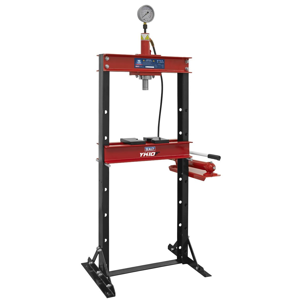 Sealey Hydraulic Press 10 Tonne Floor Type YK10F