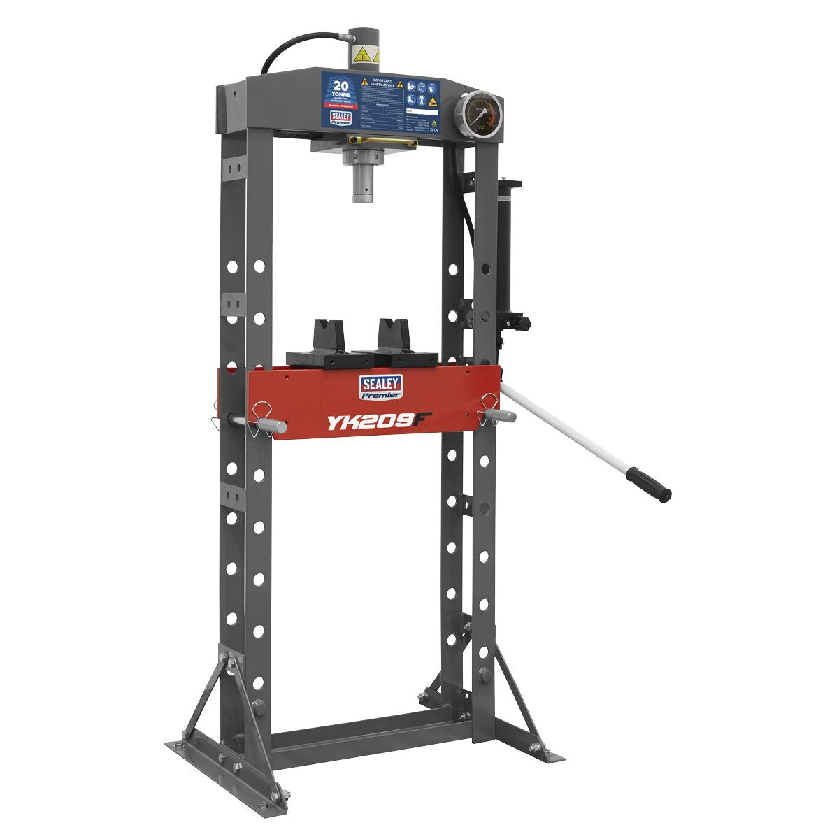 Sealey Hydraulic Press 20 Tonne Floor Type YK209F