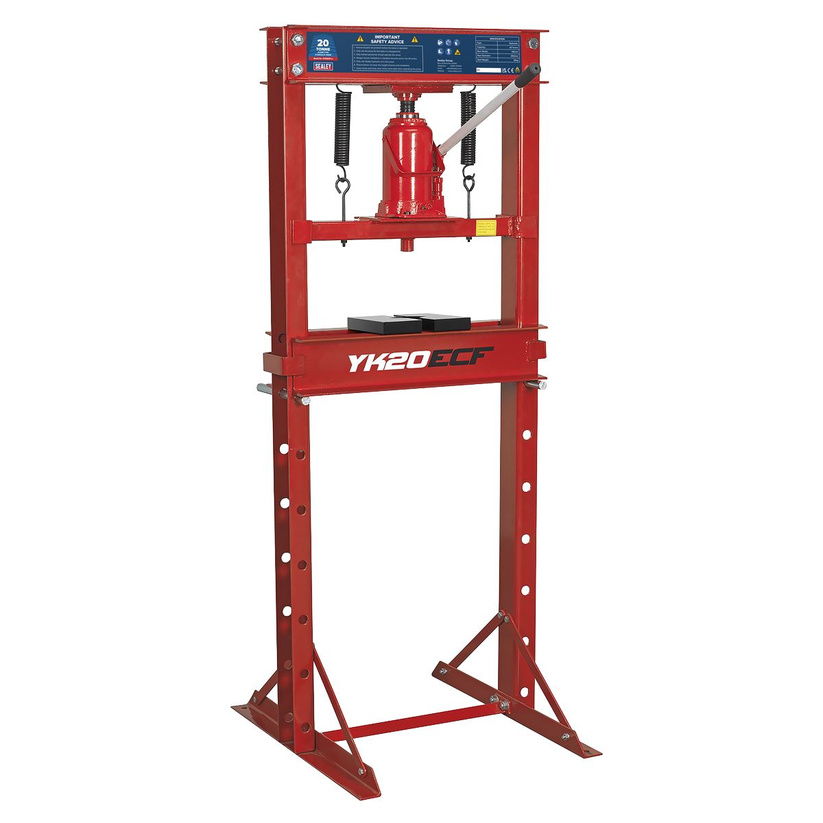 Sealey Hydraulic Press 20 Tonne Economy Floor Type YK20ECF