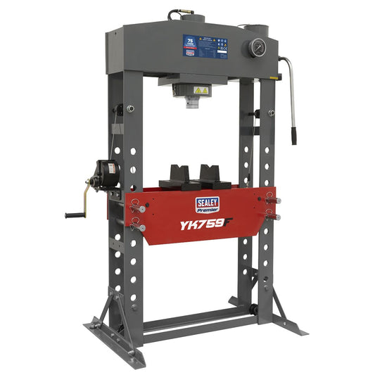 Sealey Hydraulic Press 75 Tonne Floor Type YK759F