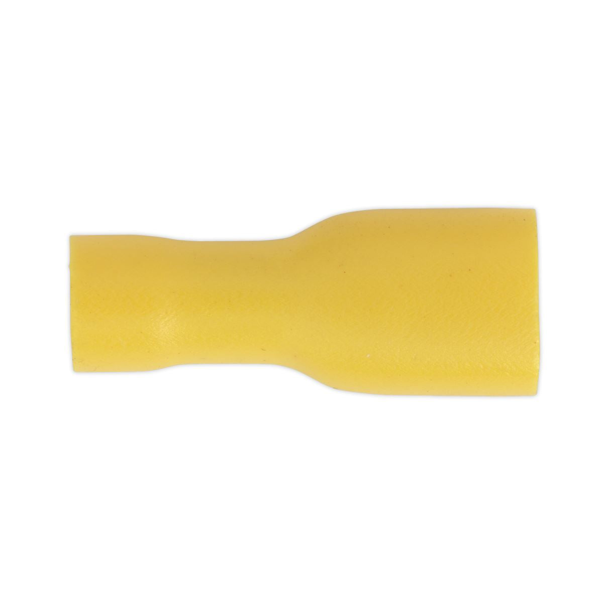Sealey Fully Insulated Terminal 6.3mm Female Yellow Pack of 100 YT11