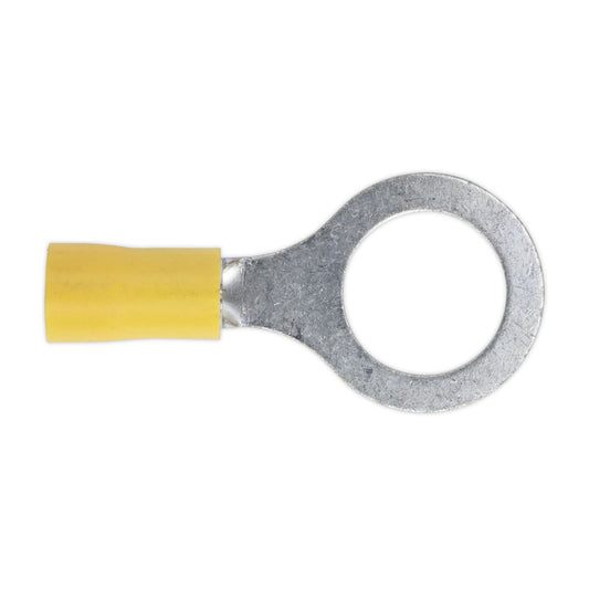 Sealey Easy-Entry Ring Terminal �13mm (1/2") Yellow Pack of 100 YT17