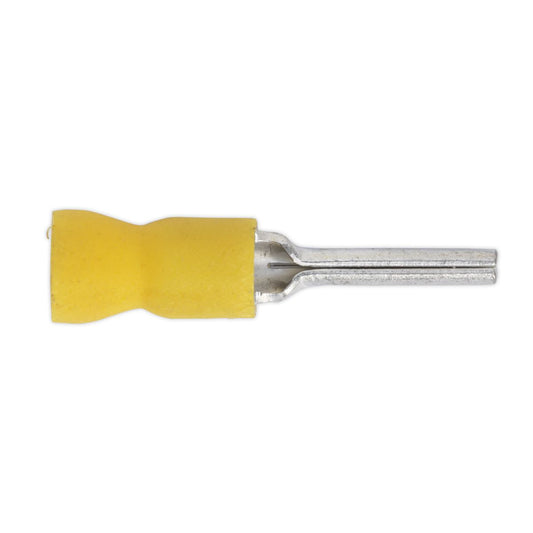 Sealey Easy-Entry Pin Terminal 14 x �2.9mm Yellow Pack of 100 YT23