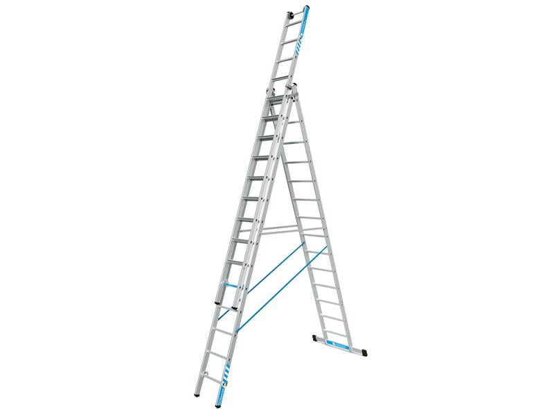 Zarges Skymaster Plus X Combination Ladder 3-Part 3 x 14 Rungs 9.73m ZAR41581