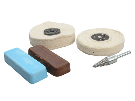 Zenith Profin Polishing Kit Non Ferrous Metal - Brown & Blue ZENPFPK5